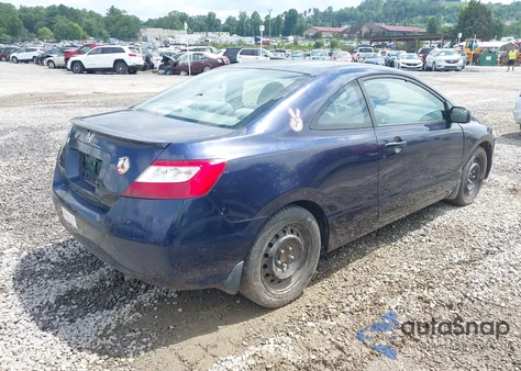 2007 Honda Civic Lx z USA, uszkodzony, nr VIN 2HGFG12617H501452